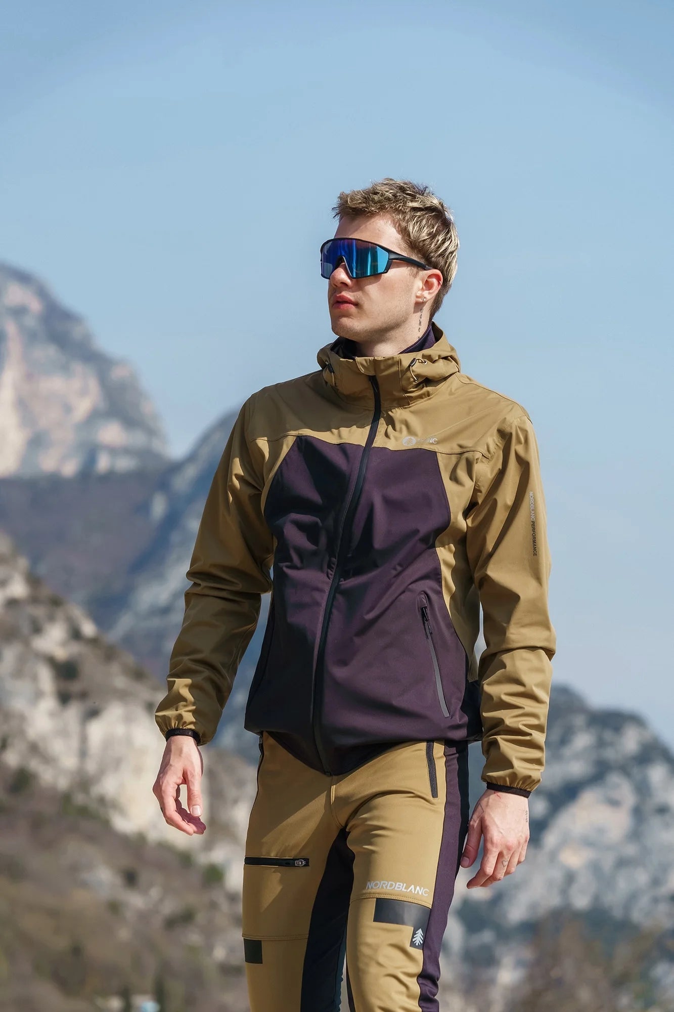 Vodootporna lagana softshell jakna muška - EXPEDITIOUS smeđa-5
