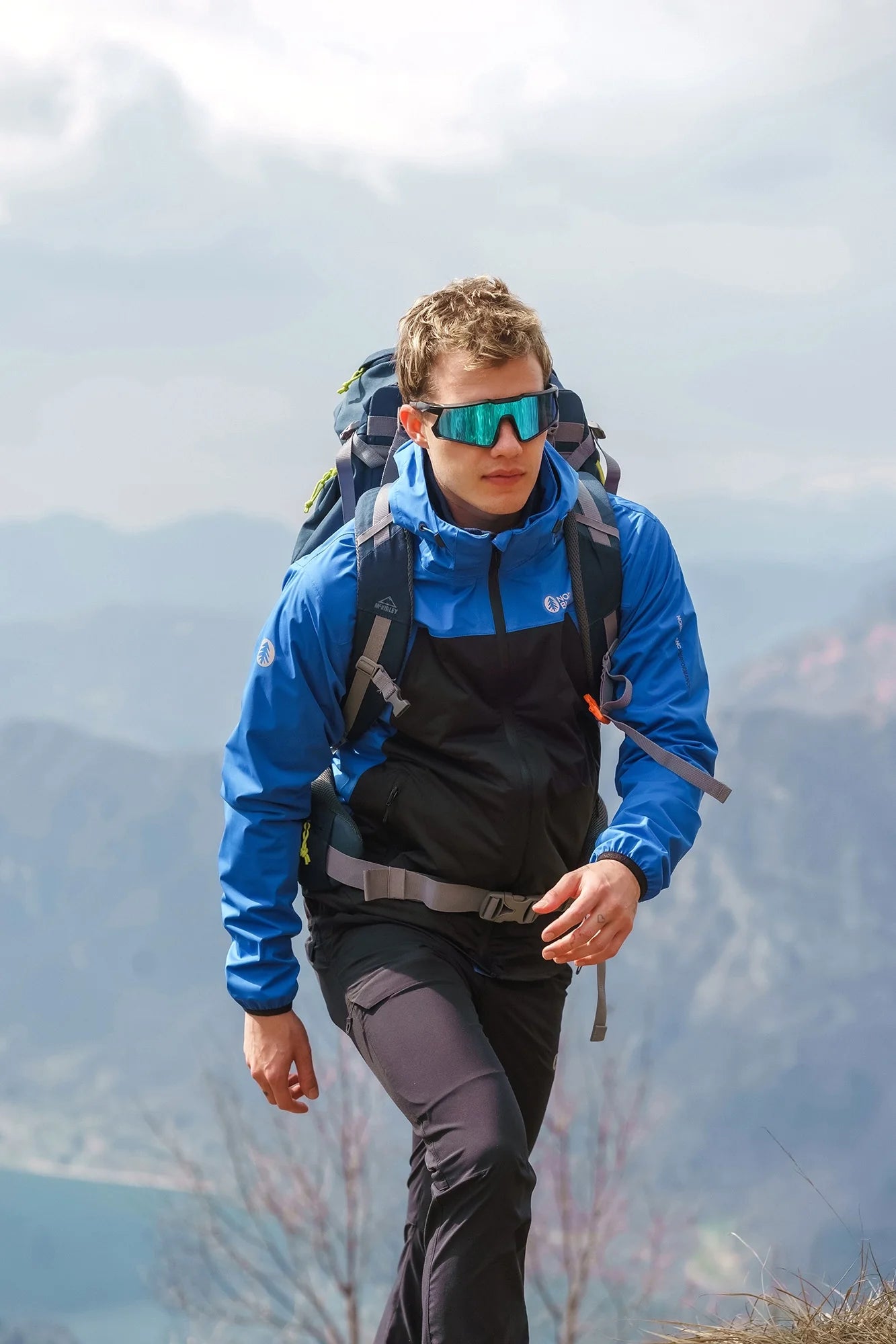 Waterproof light softshell jacket men's - EXPEDITIOUS blue-4