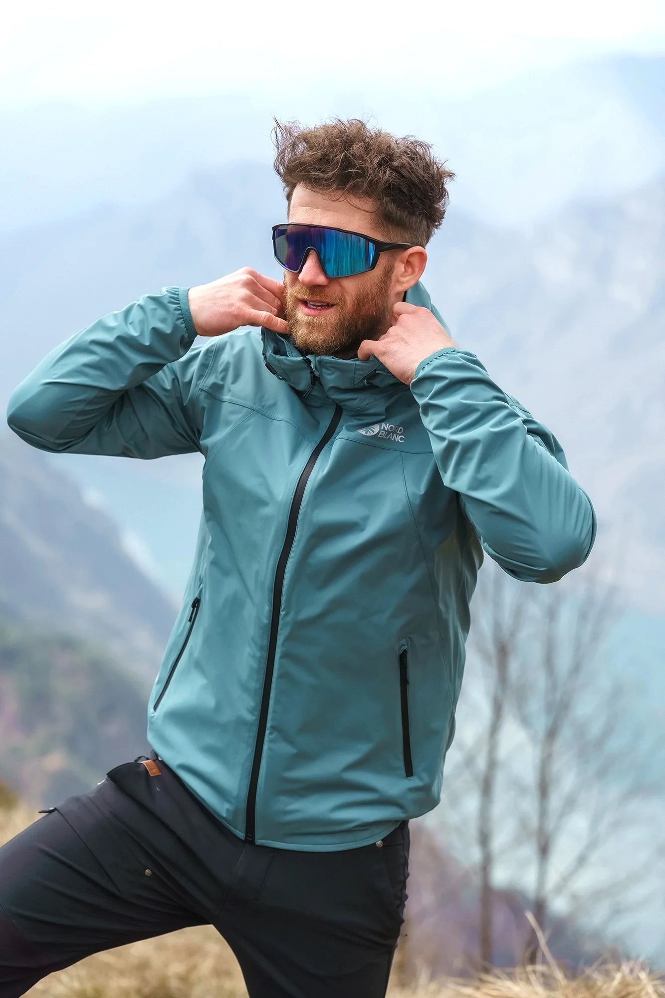 Waterproof light softshell jacket men's - EXPEDITIOUS green-5