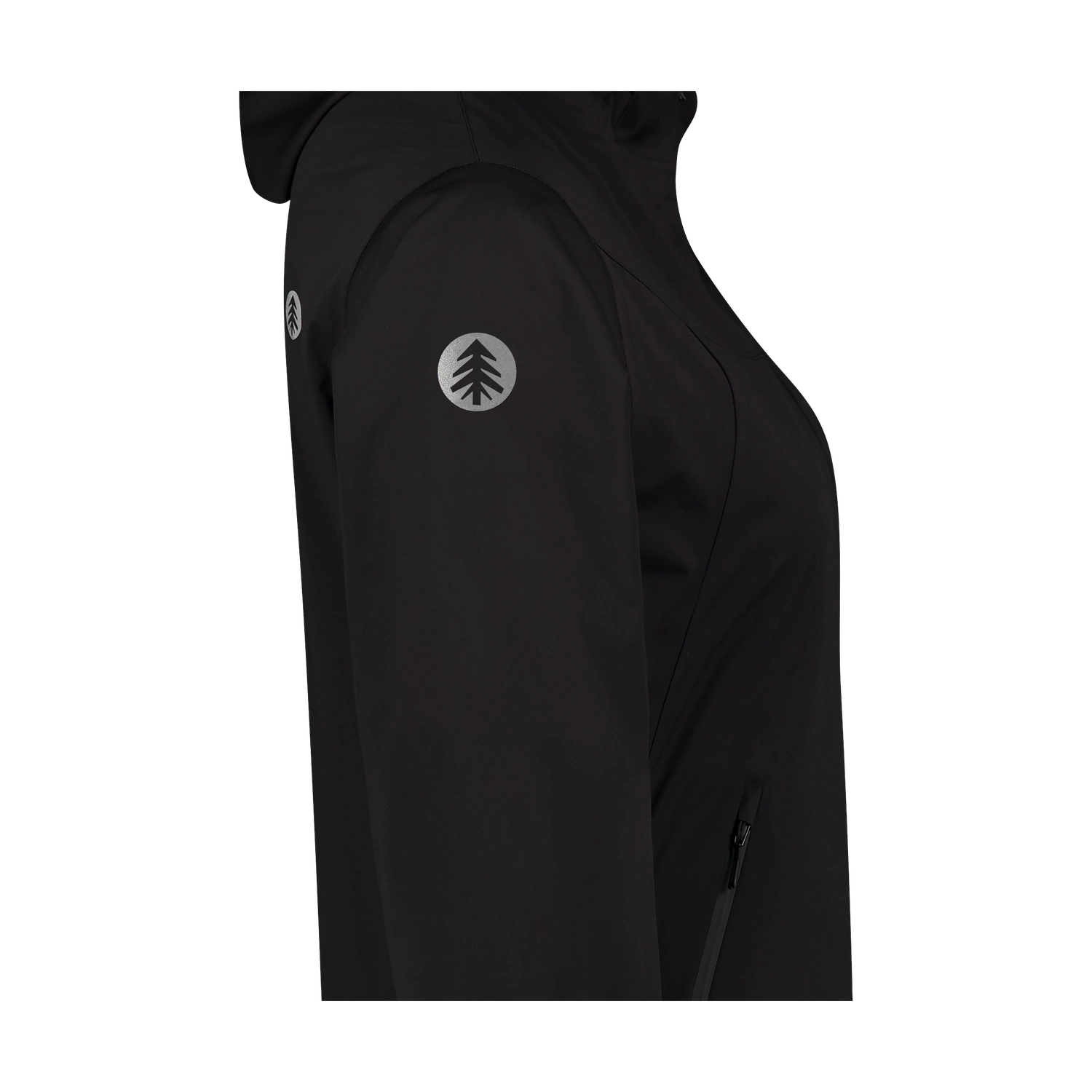 Wasserdichte Leichte- Softshelljacke Damen - OUTLAND schwarz-2