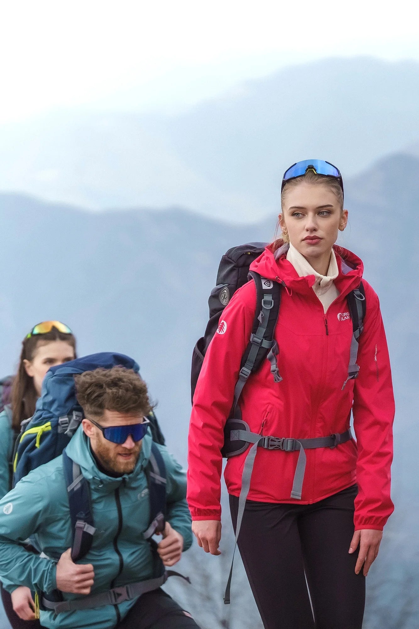 Vodootporna lagana softshell jakna ženska - OUTLAND ružičasta-2