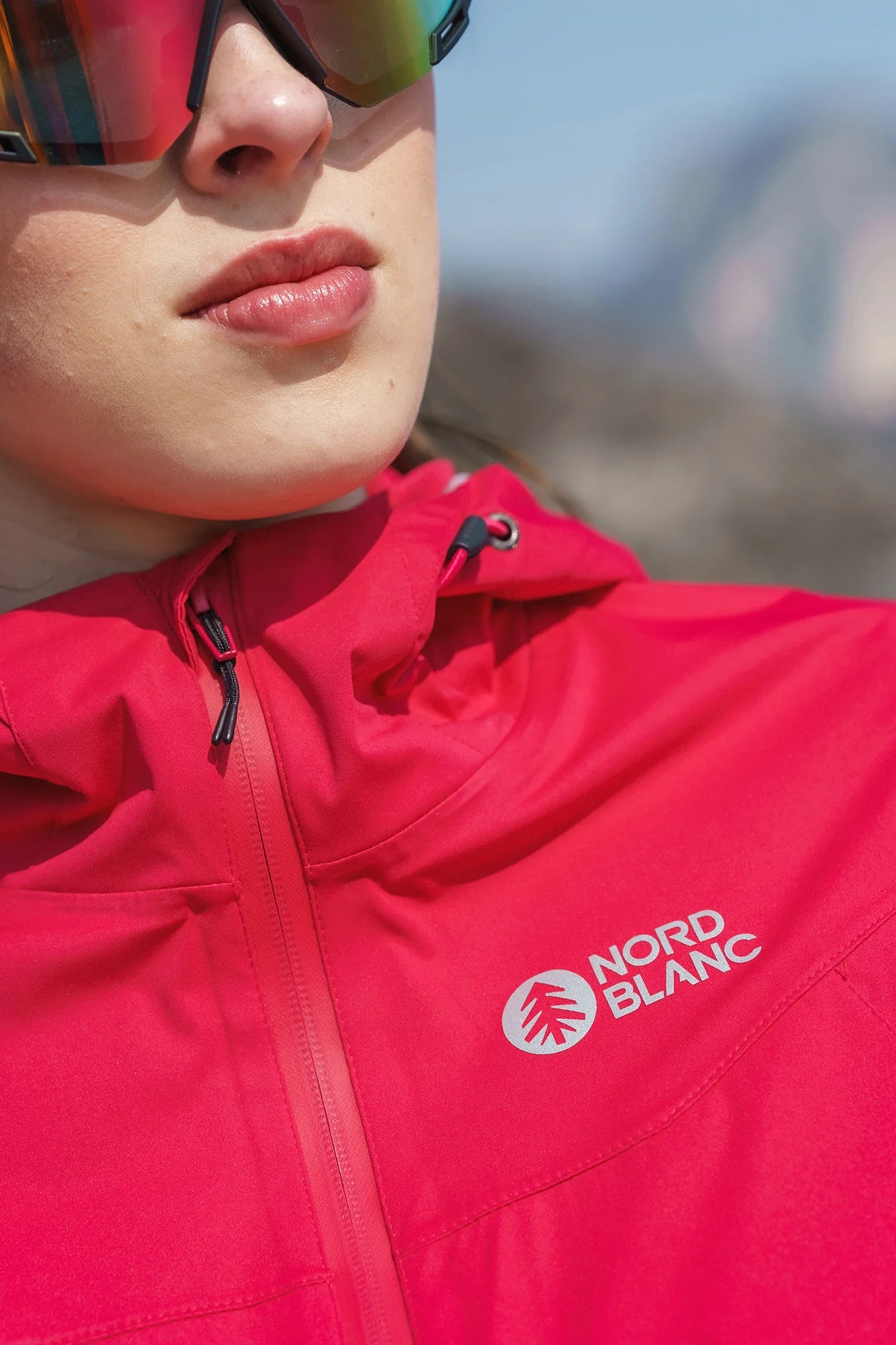 Vodootporna lagana softshell jakna ženska - OUTLAND ružičasta-9