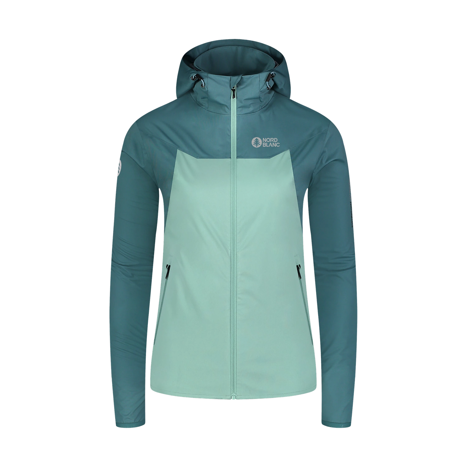 Waterproof light softshell jacket women's - OUTLAND green