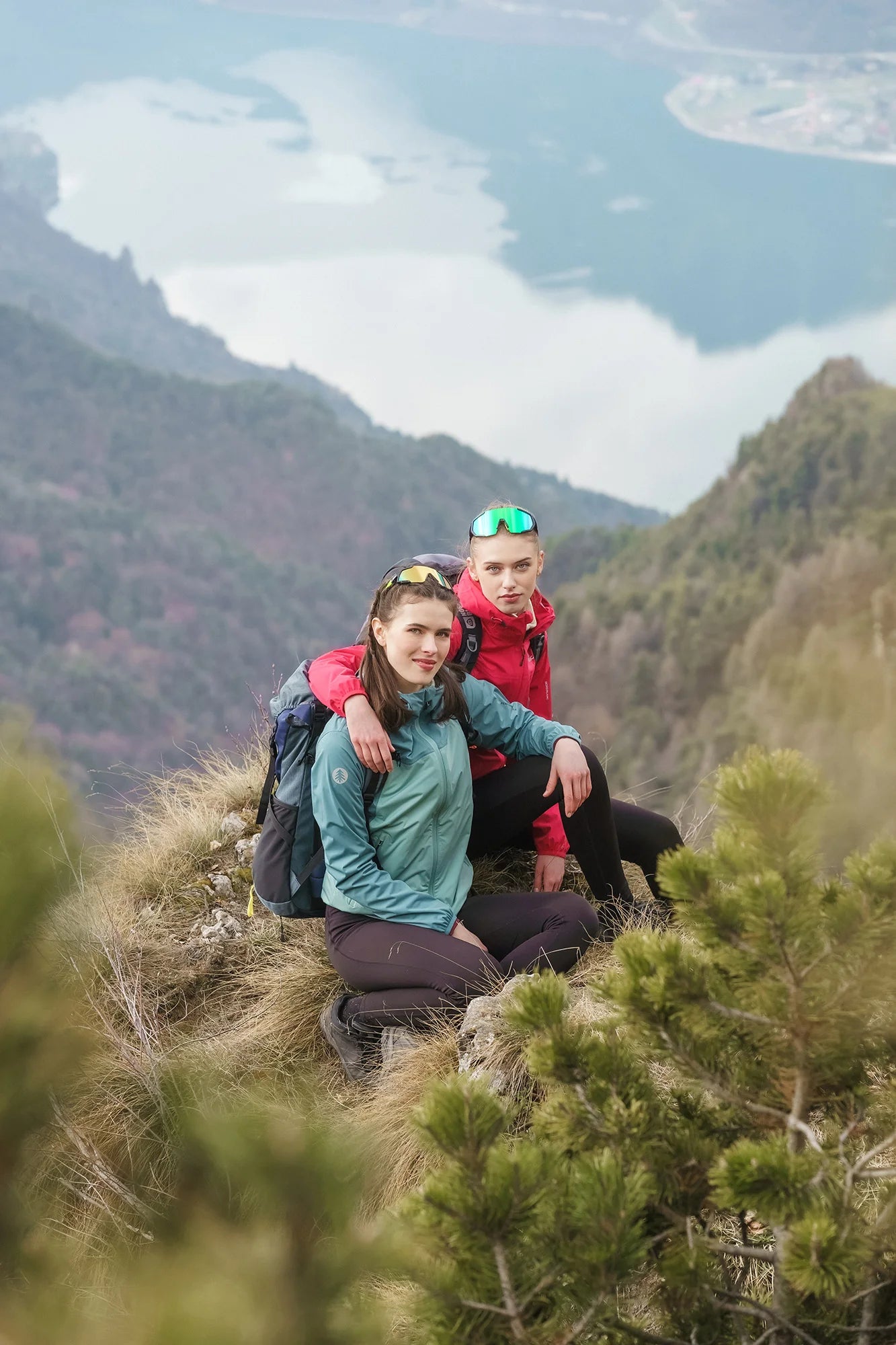 Vodootporna lagana softshell jakna ženska - OUTLAND zelena-2