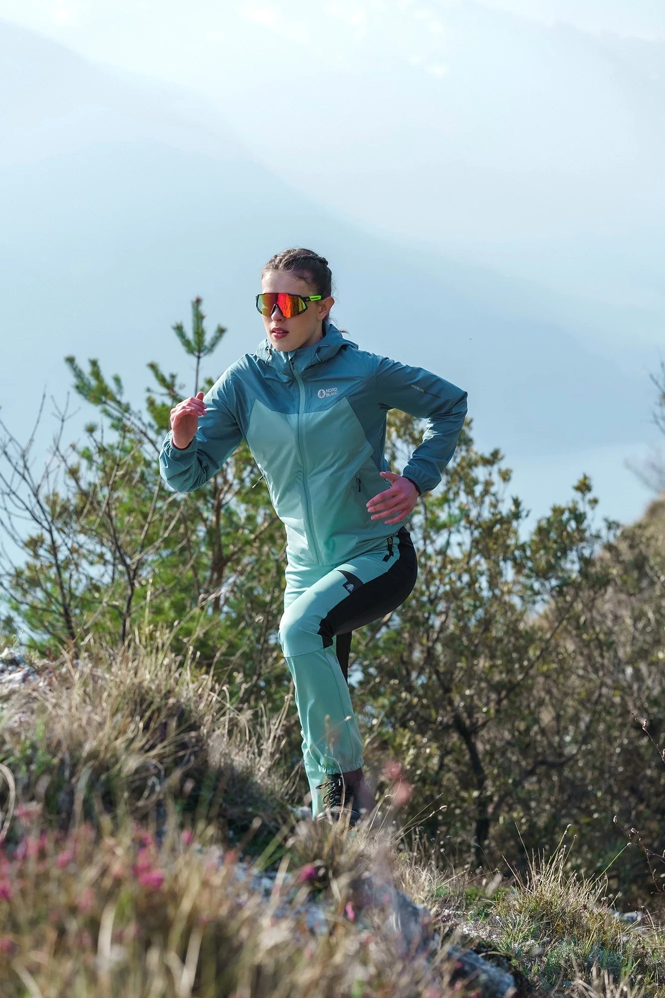 Vodootporna lagana softshell jakna ženska - OUTLAND zelena-5