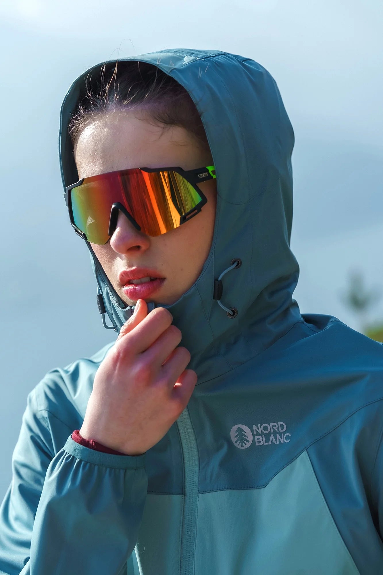 Vodootporna lagana softshell jakna ženska - OUTLAND zelena-8