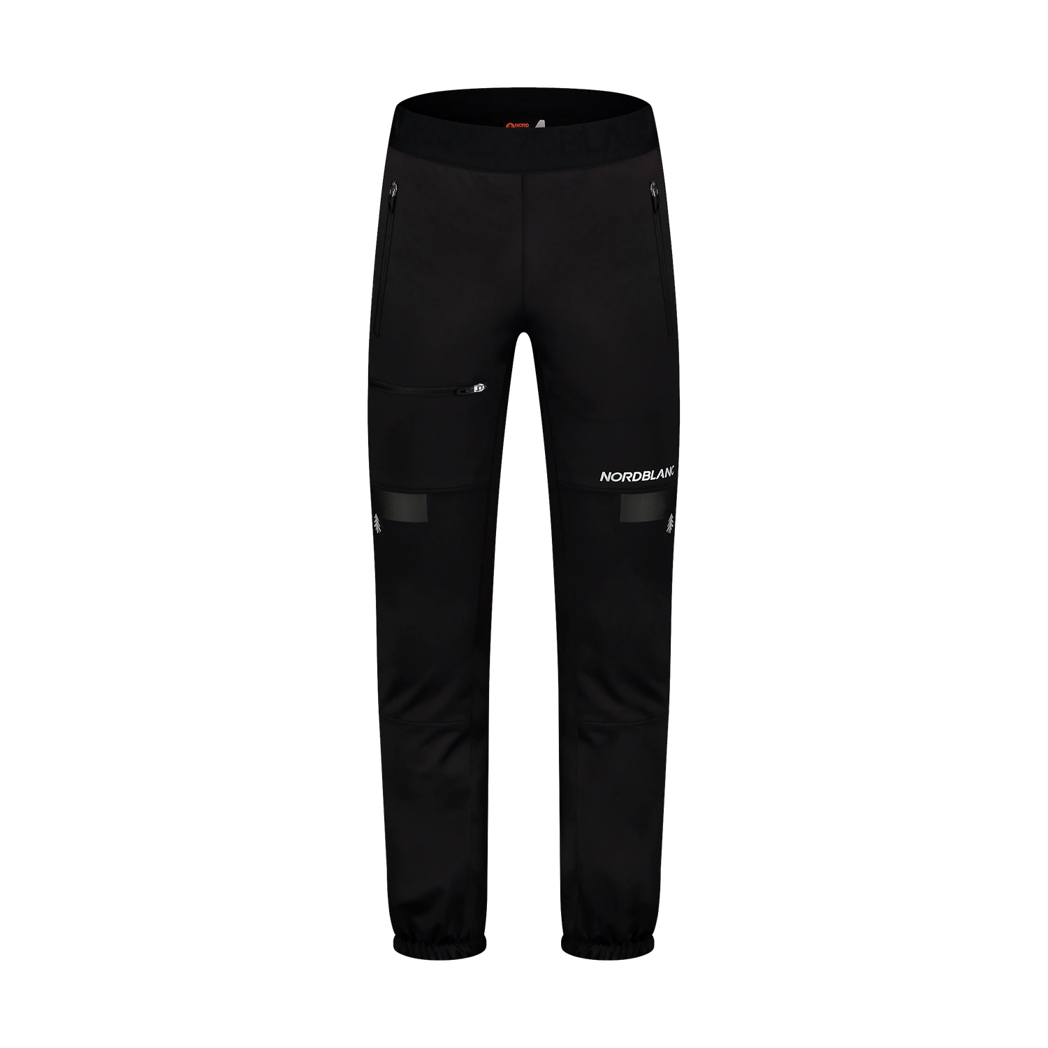 Leichte wasserdichte Softshellhose Herren - RIDGEWALK schwarz