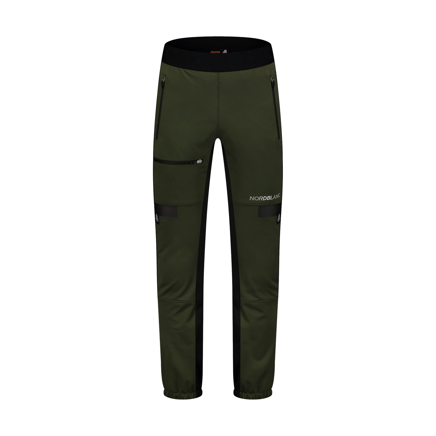 Light waterproof softshell pants men's - RIDGEWALK green