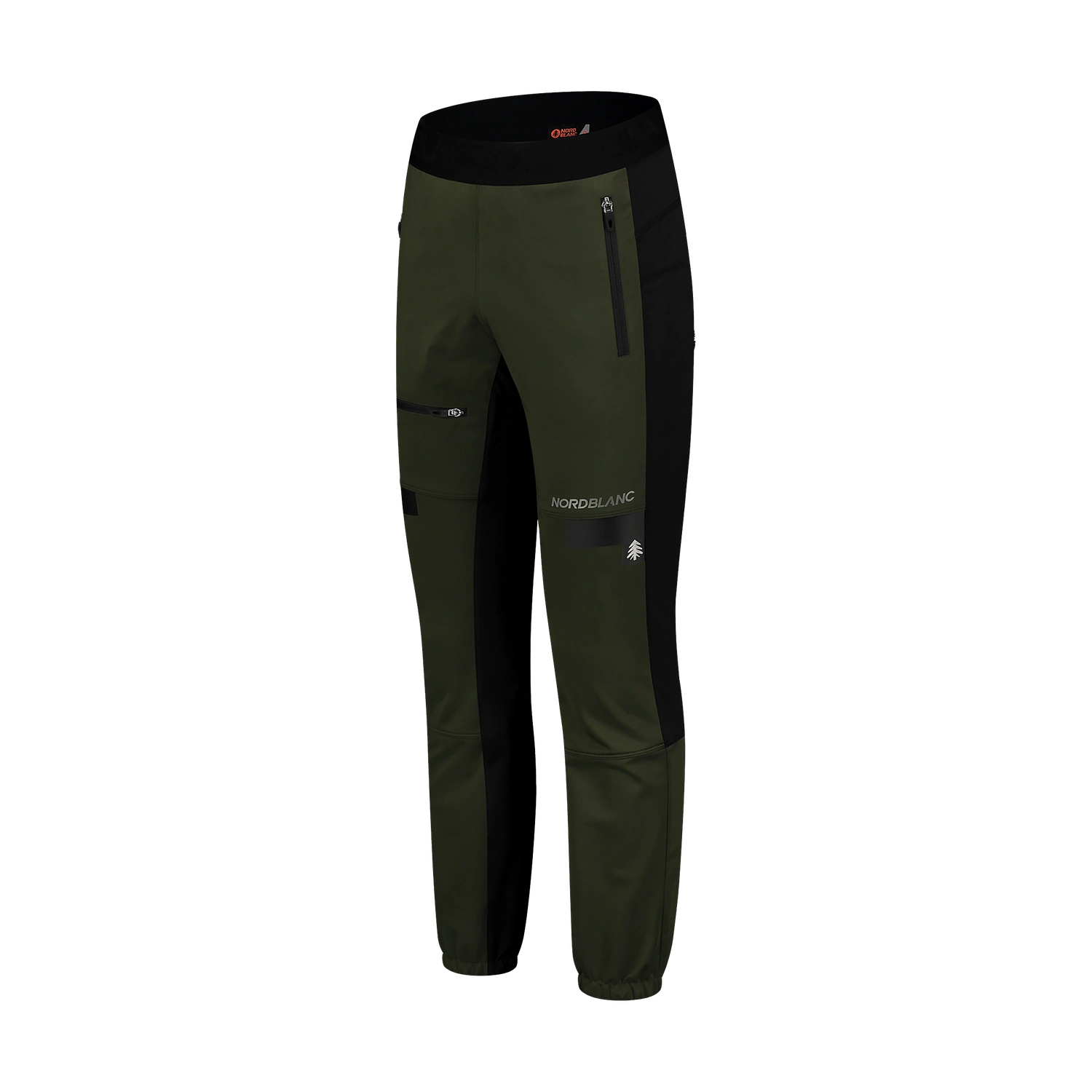Könnyű vízálló softshell nadrág férfi - RIDGEWALK zöld-2