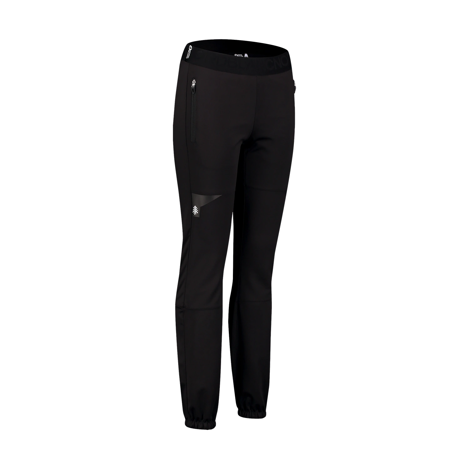 Lagane vodootporne softshell hlače ženske - ELISA crne-2