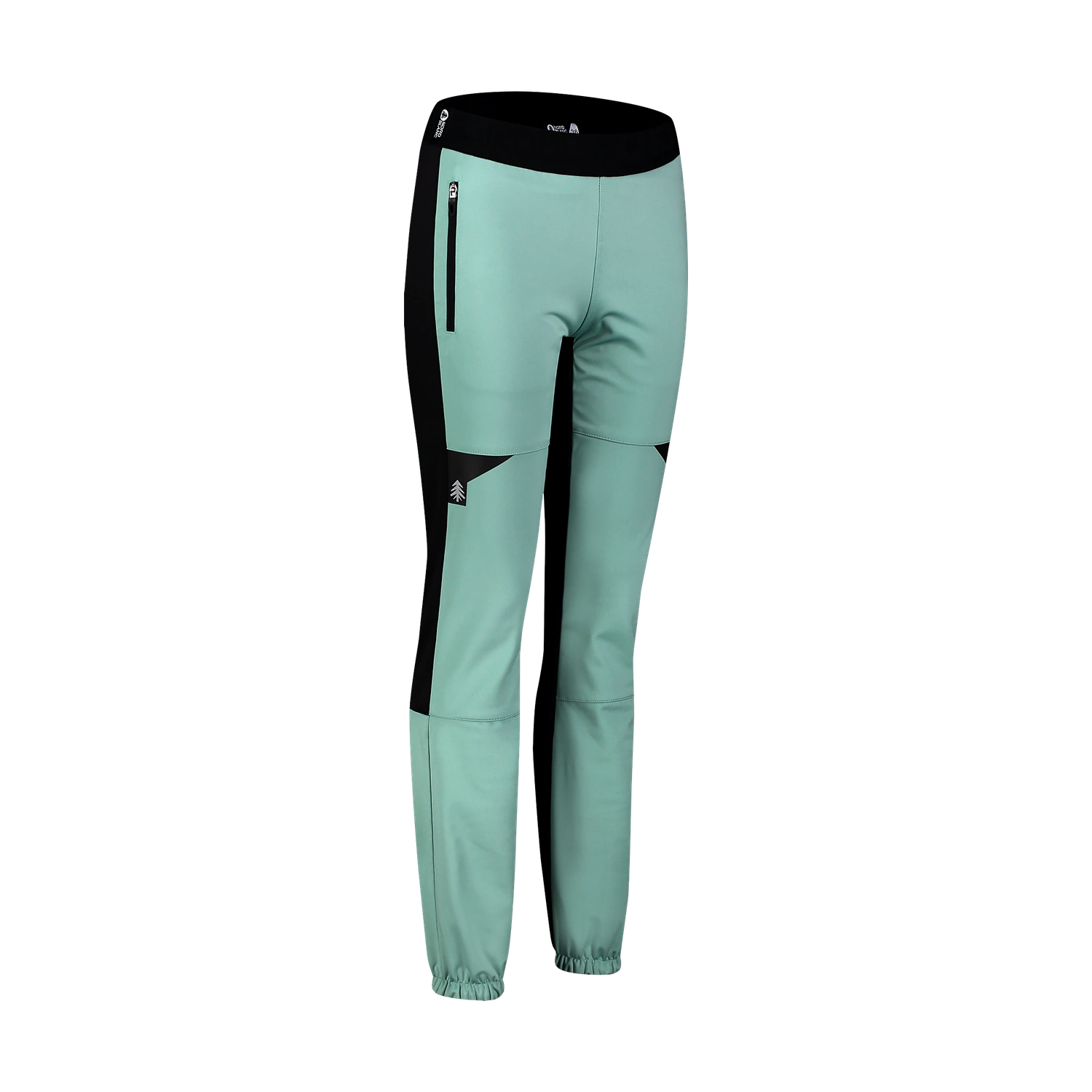 Lagane vodootporne softshell hlače ženske - ELISA zelene-5