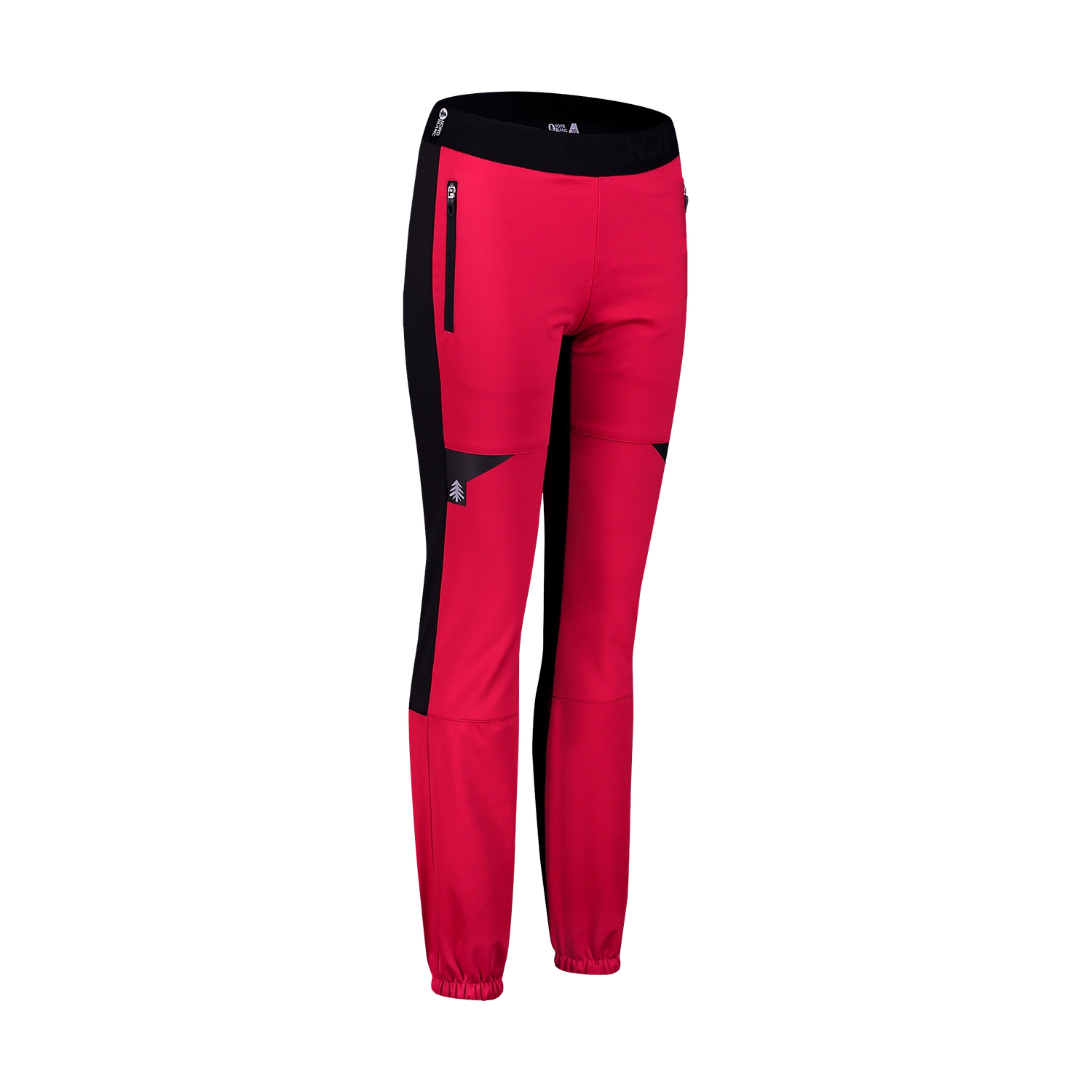 Lagane vodootporne softshell hlače ženske - ELISA ružicaste-6