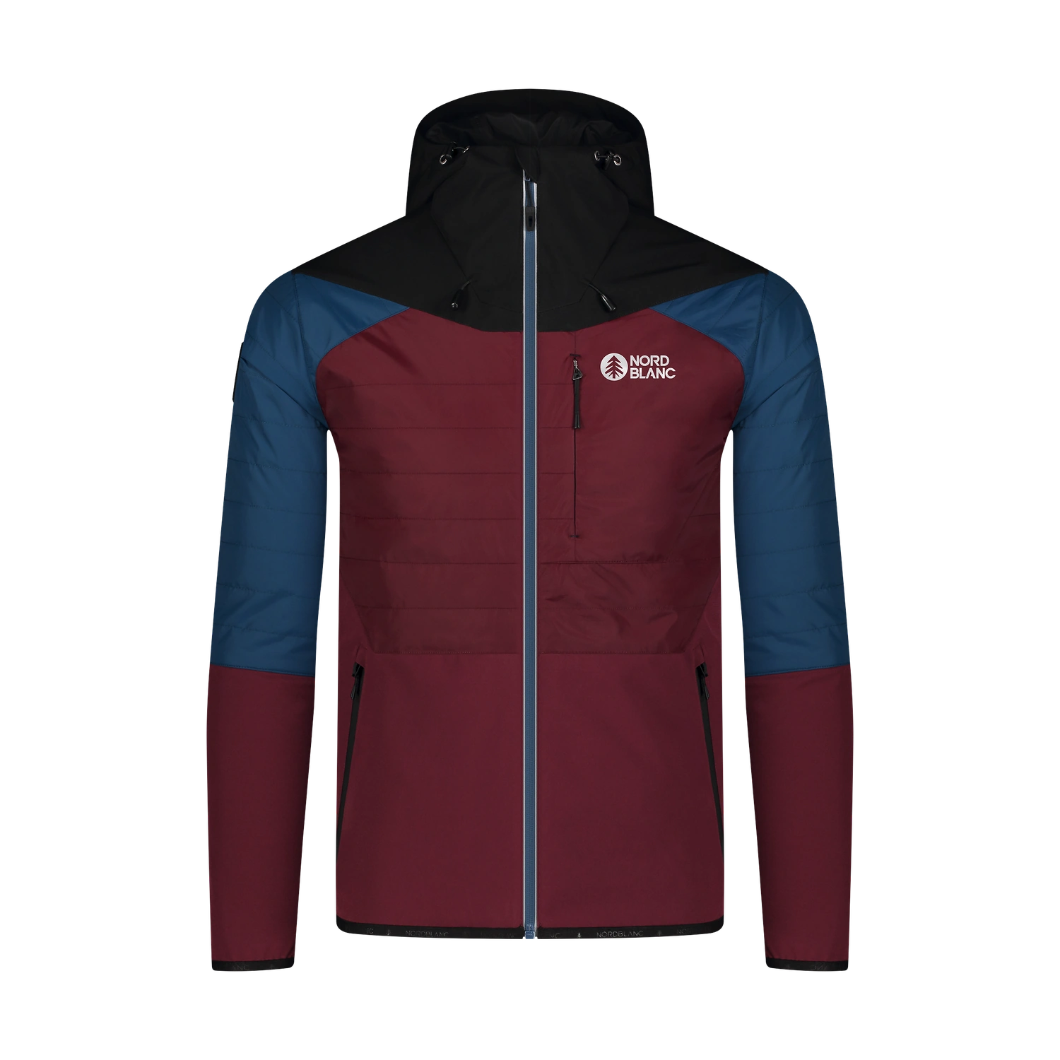 Waterproof sports jacket men's - FORWARD wine red