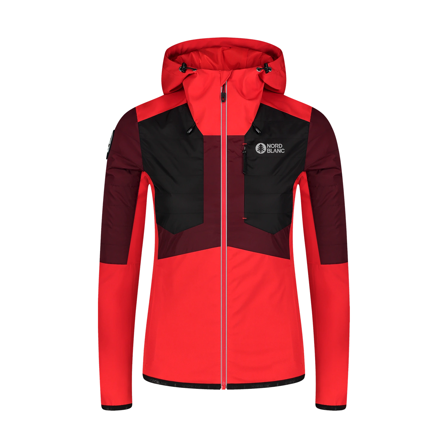 Wasserdichte Sportjacke Damen - OPENING rot