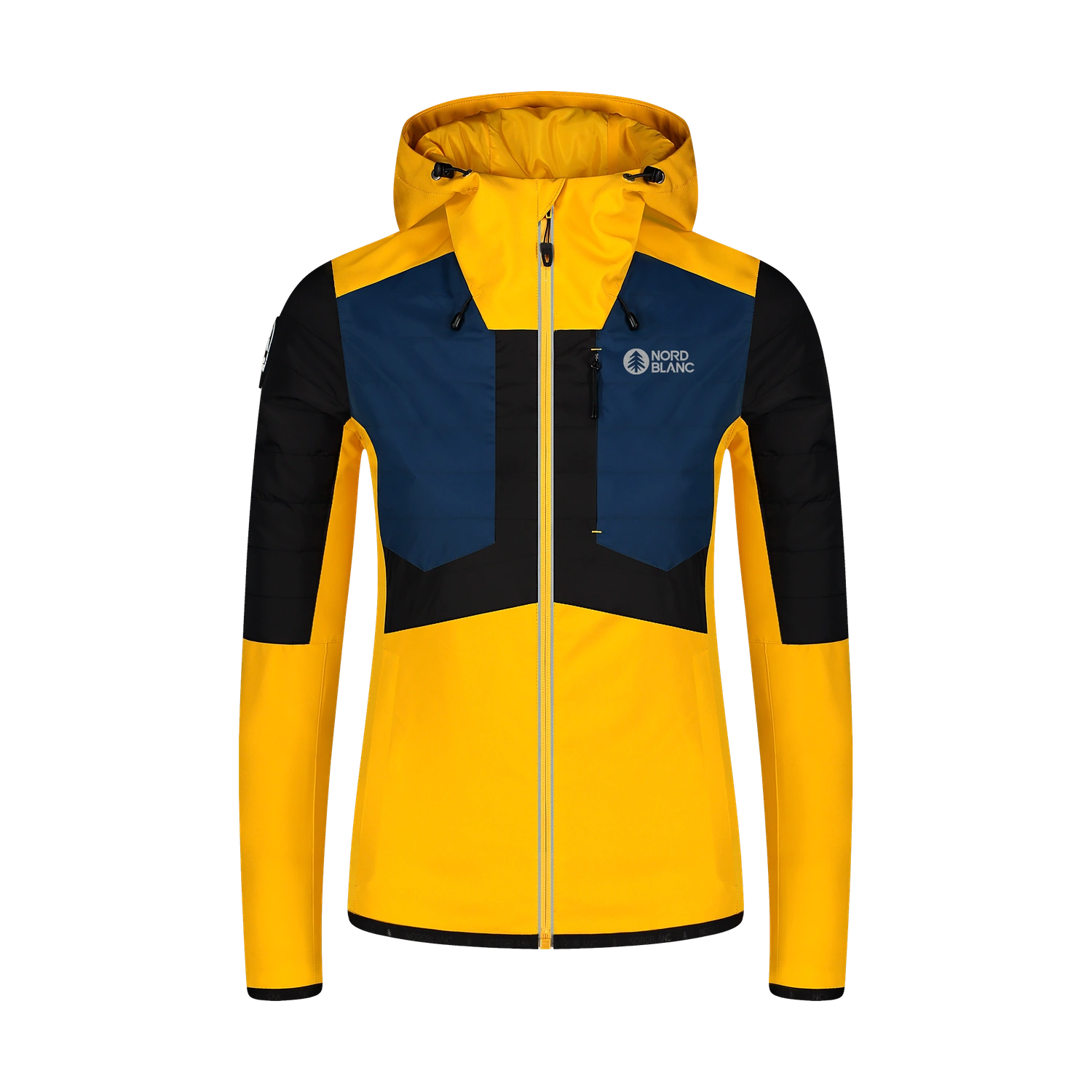 Wasserdichte Sportjacke Damen - OPENING gelb-1