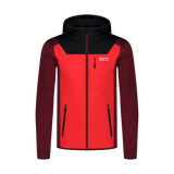 Powerfleece jacket men's - SPRAWL red