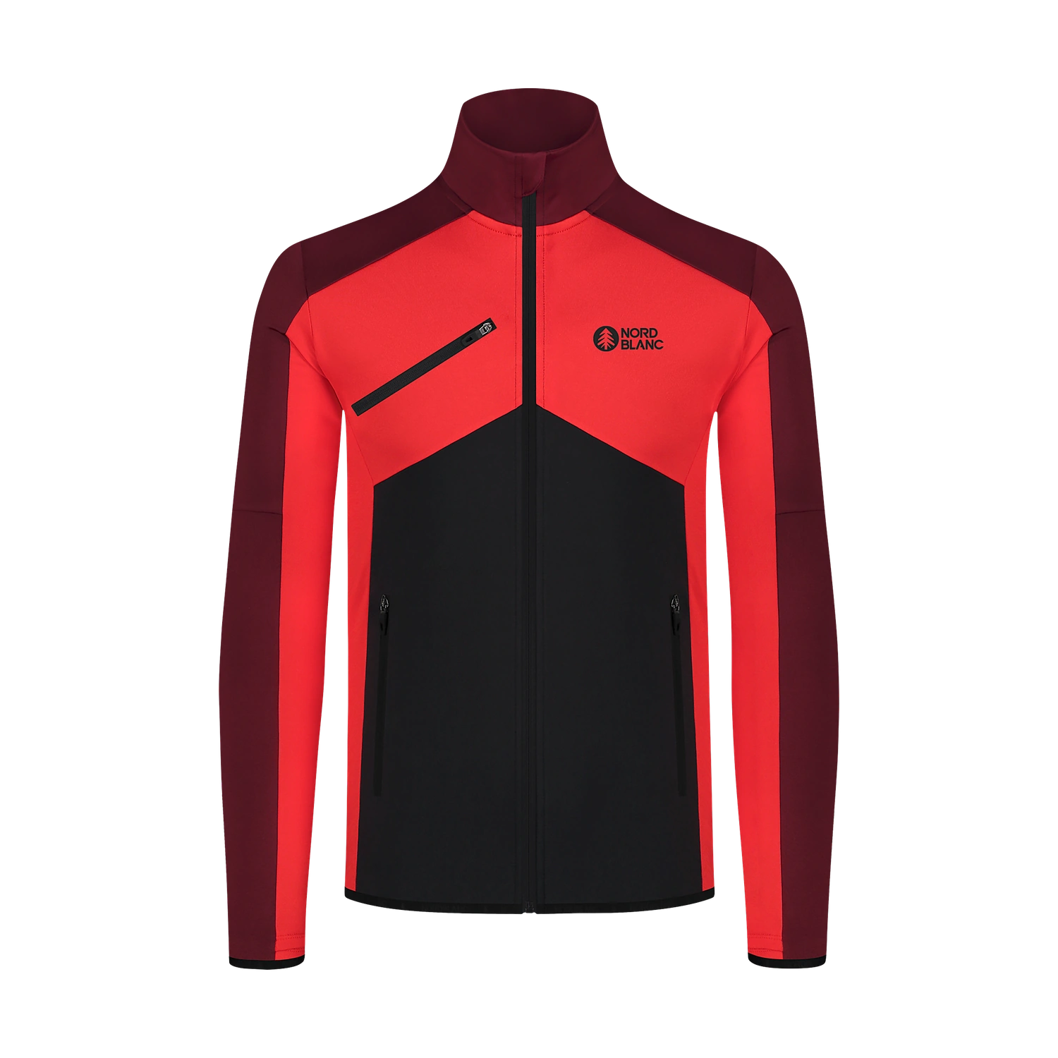 Powerfleece jacket men's - CUSP red