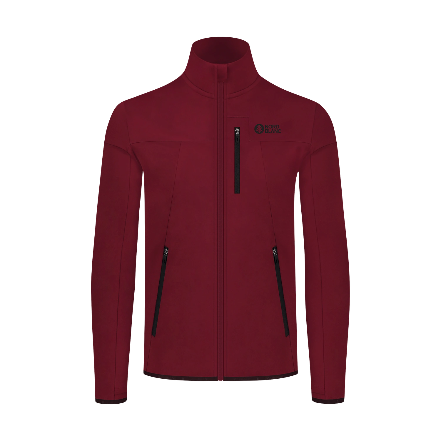 Powerfleecejacke Herren - MORASS weinrot