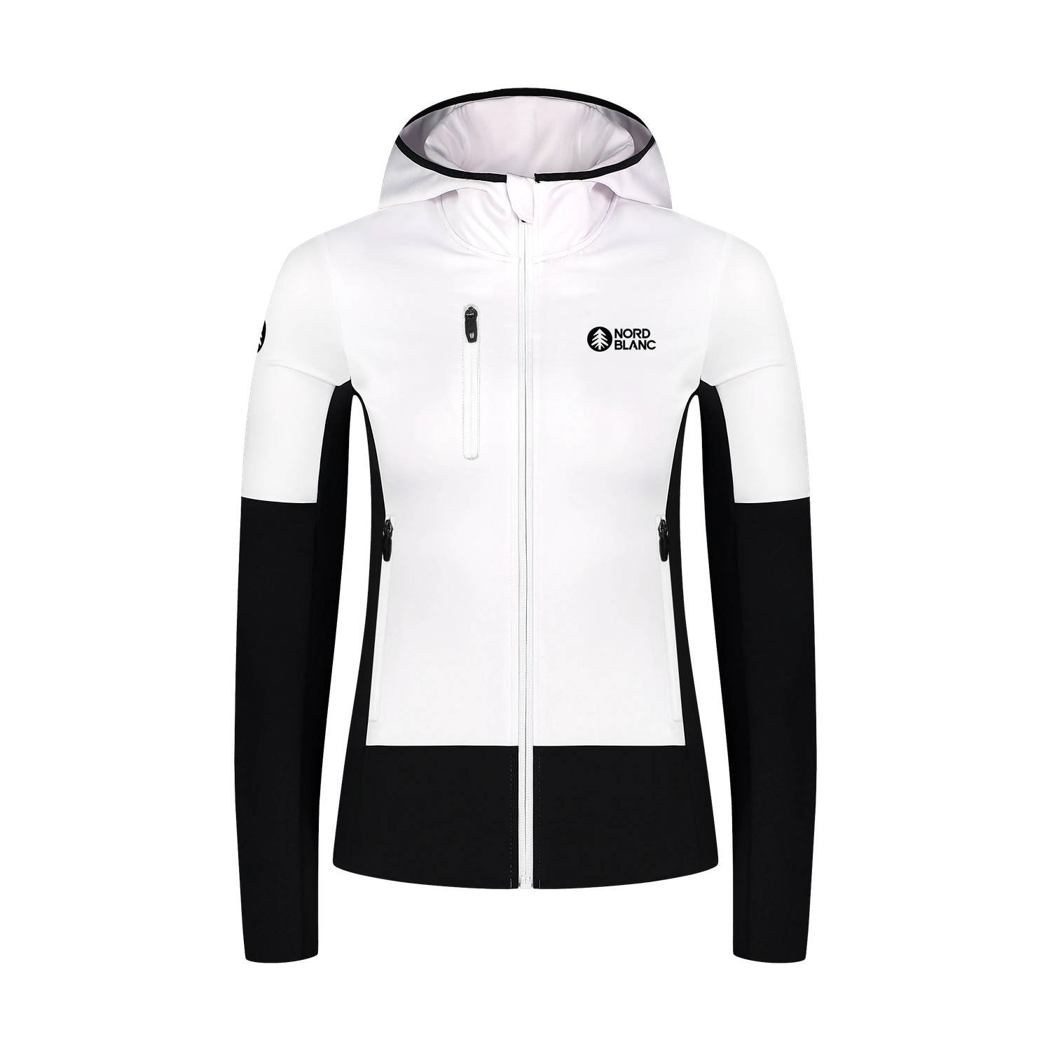 Powerfleecejacke Damen - RAVINE weiß
