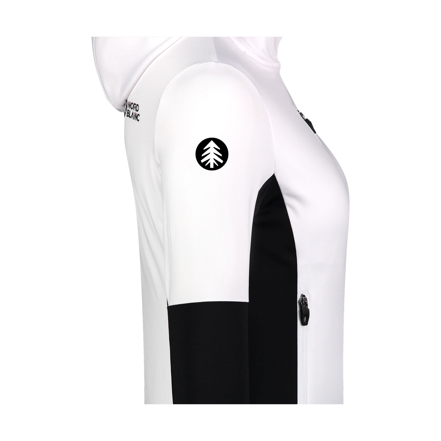 Hanorac din powerfleece pentru femei - RAVINE alb-2