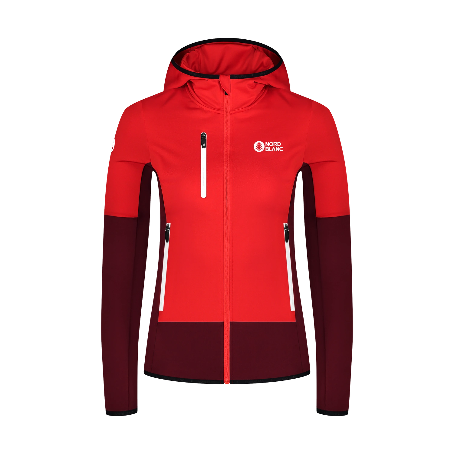 Powerfleecejacke Damen - RAVINE rot