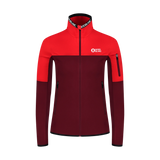Powerfleecejacke Damen - IDOL weinrot