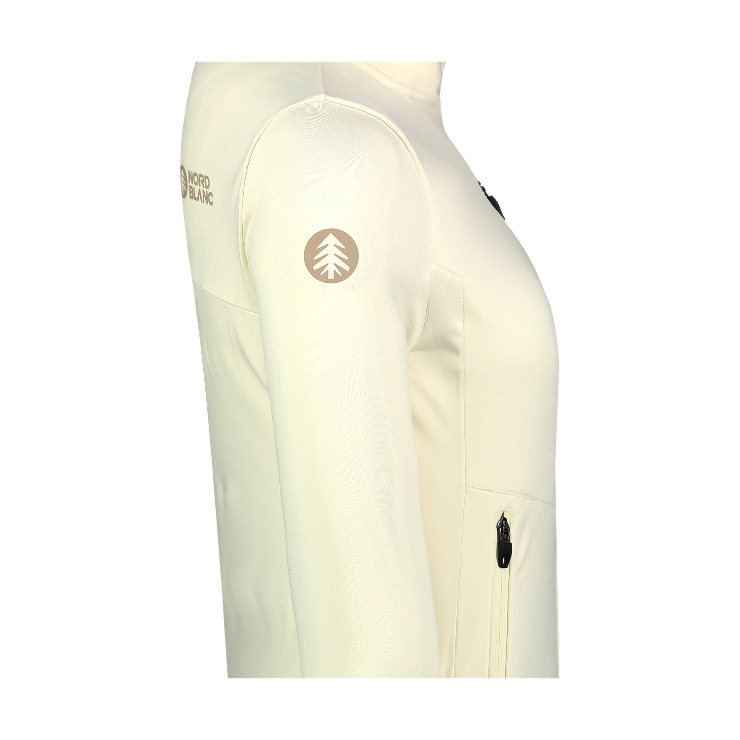 Powerfleece jacket women's - CRISP beige-3
