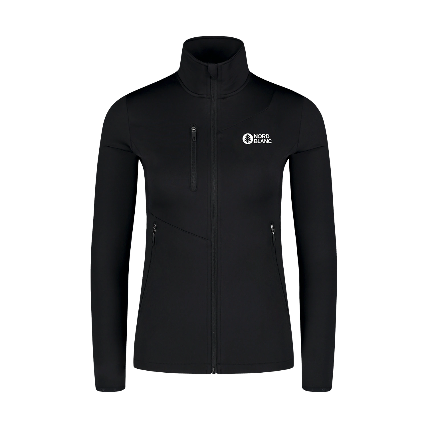 Powerfleecejacke Damen - CRISP schwarz