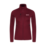 Powerfleece melegítőfelső női - CRISP borszínű