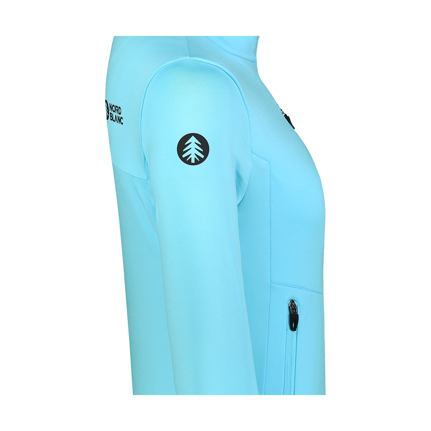 Hanorac din powerfleece pentru femei - CRISP albastru-3