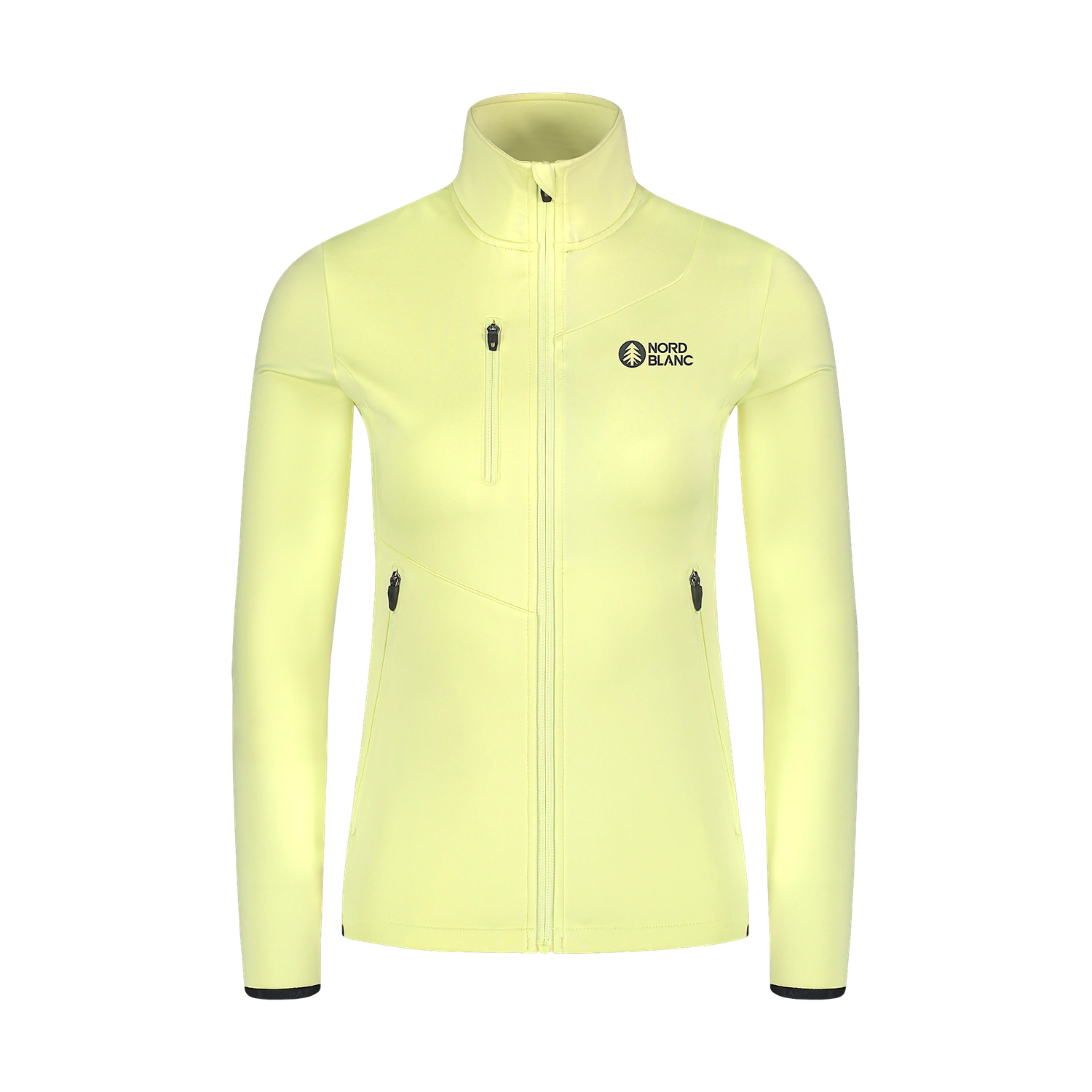 Powerfleece jacket women's - CRISP yellow-1
