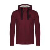 Softshell sweatshirt men's - CANOPY wine red