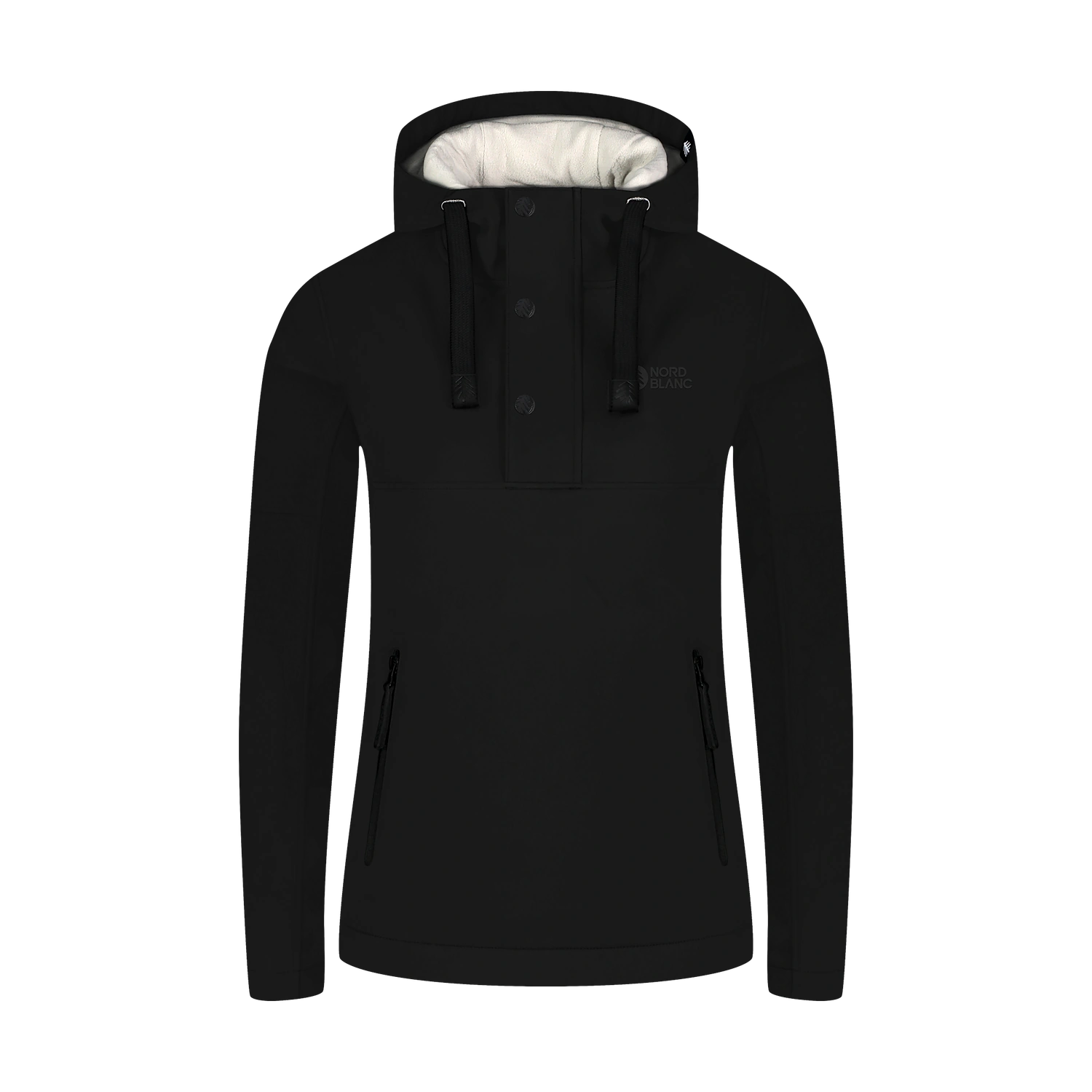 Softshell-Sweatshirt Damen - SHOAL schwarz