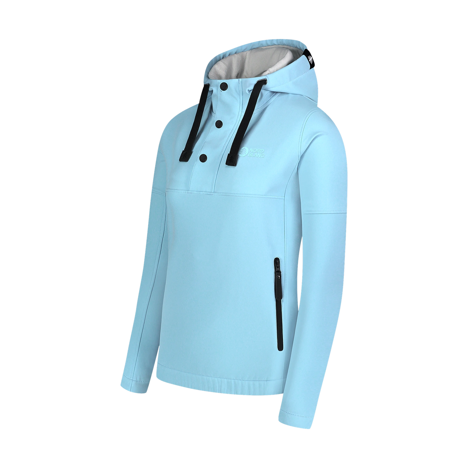 Softshell-Sweatshirt Damen - SHOAL blau-4