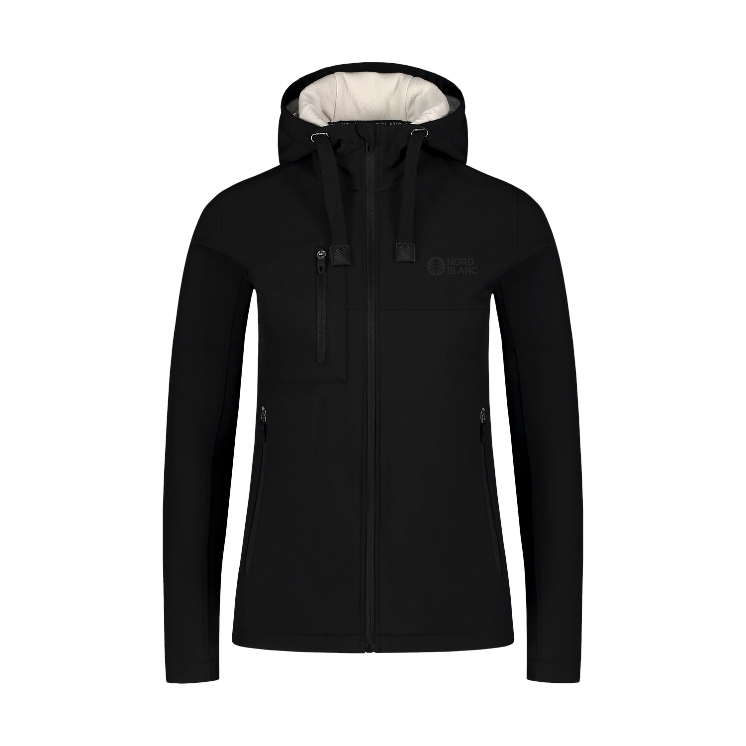 Softshell sweatshirt women's - HIDA black