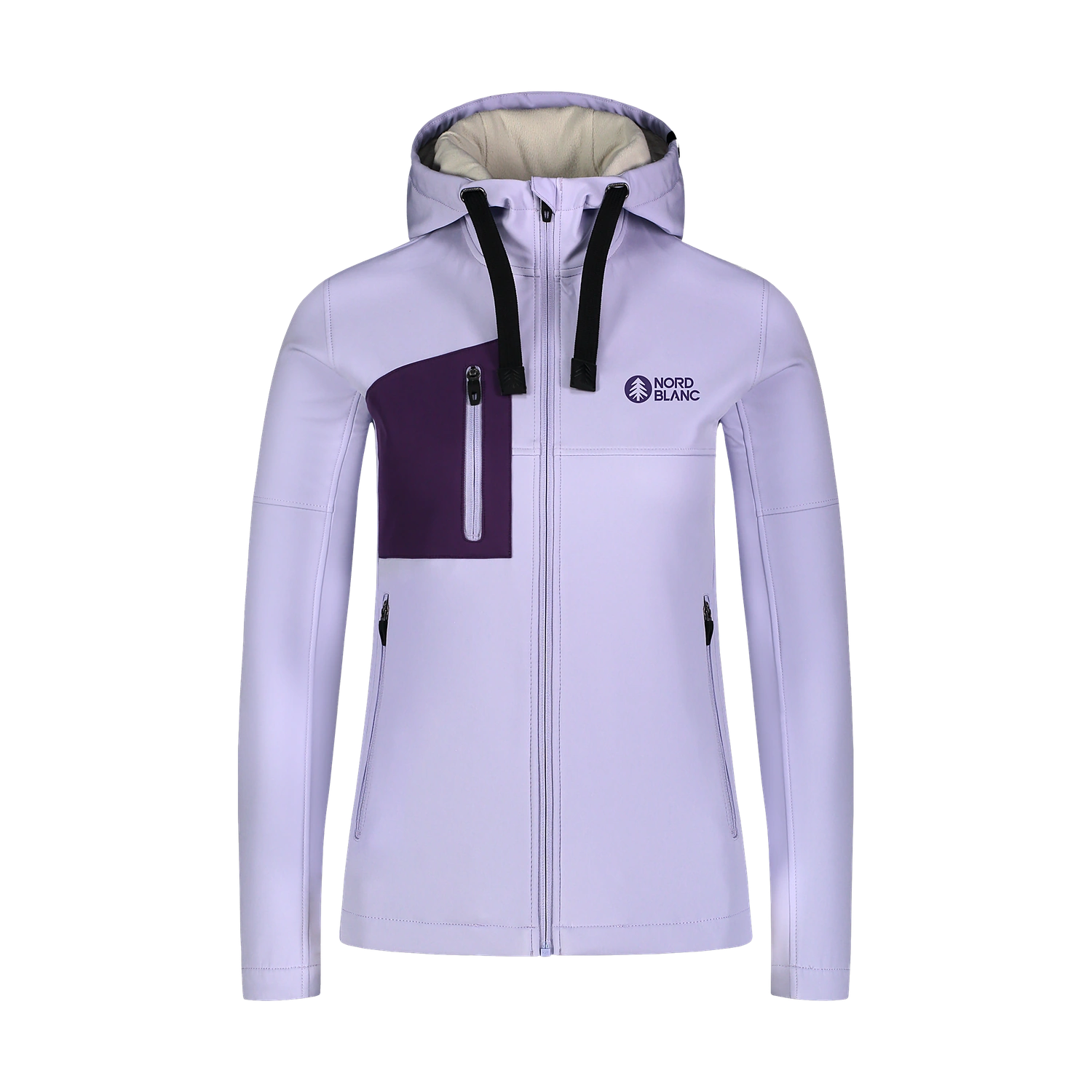 Softshell sweatshirt women's - HIDA violet