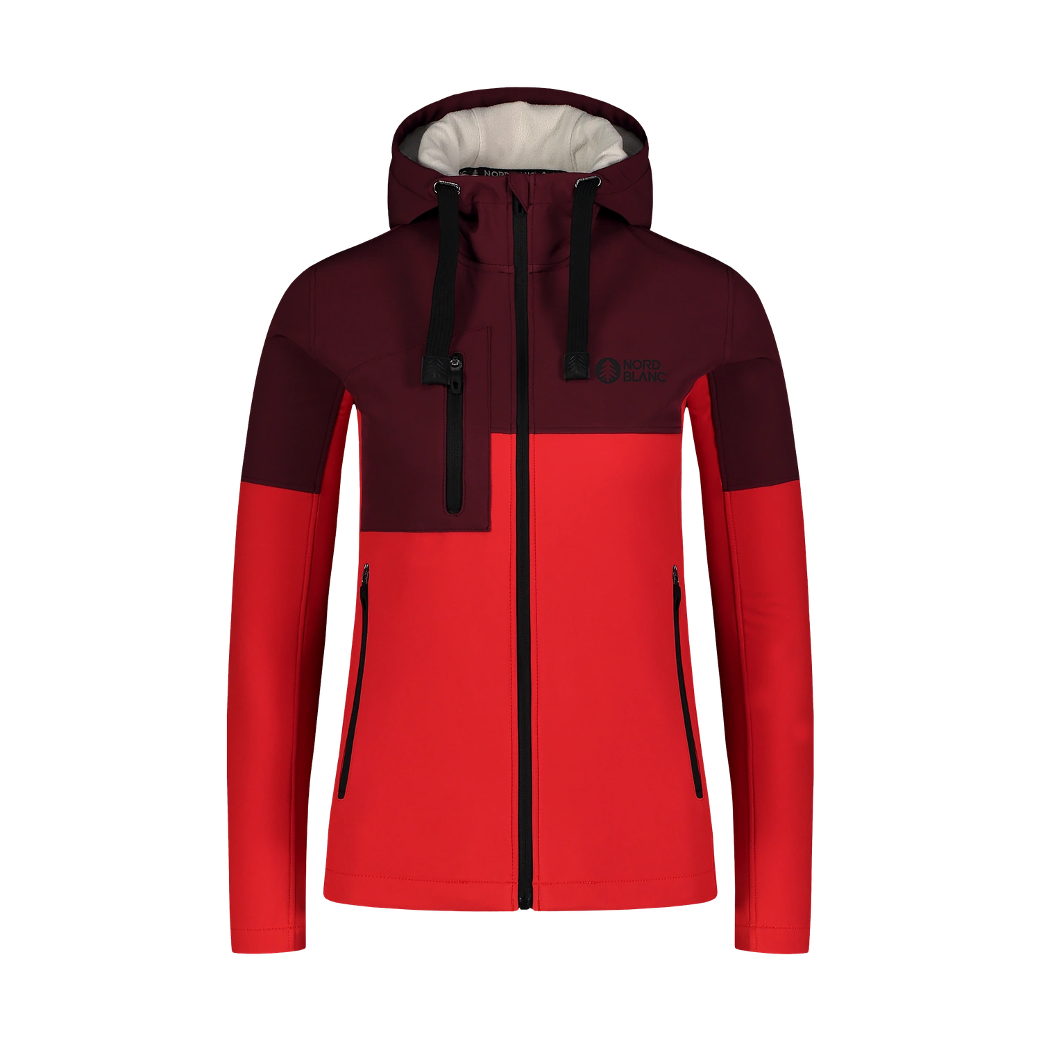 Softshell sweatshirt women's - HIDA red