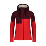 Softshell sweatshirt women's - HIDA red