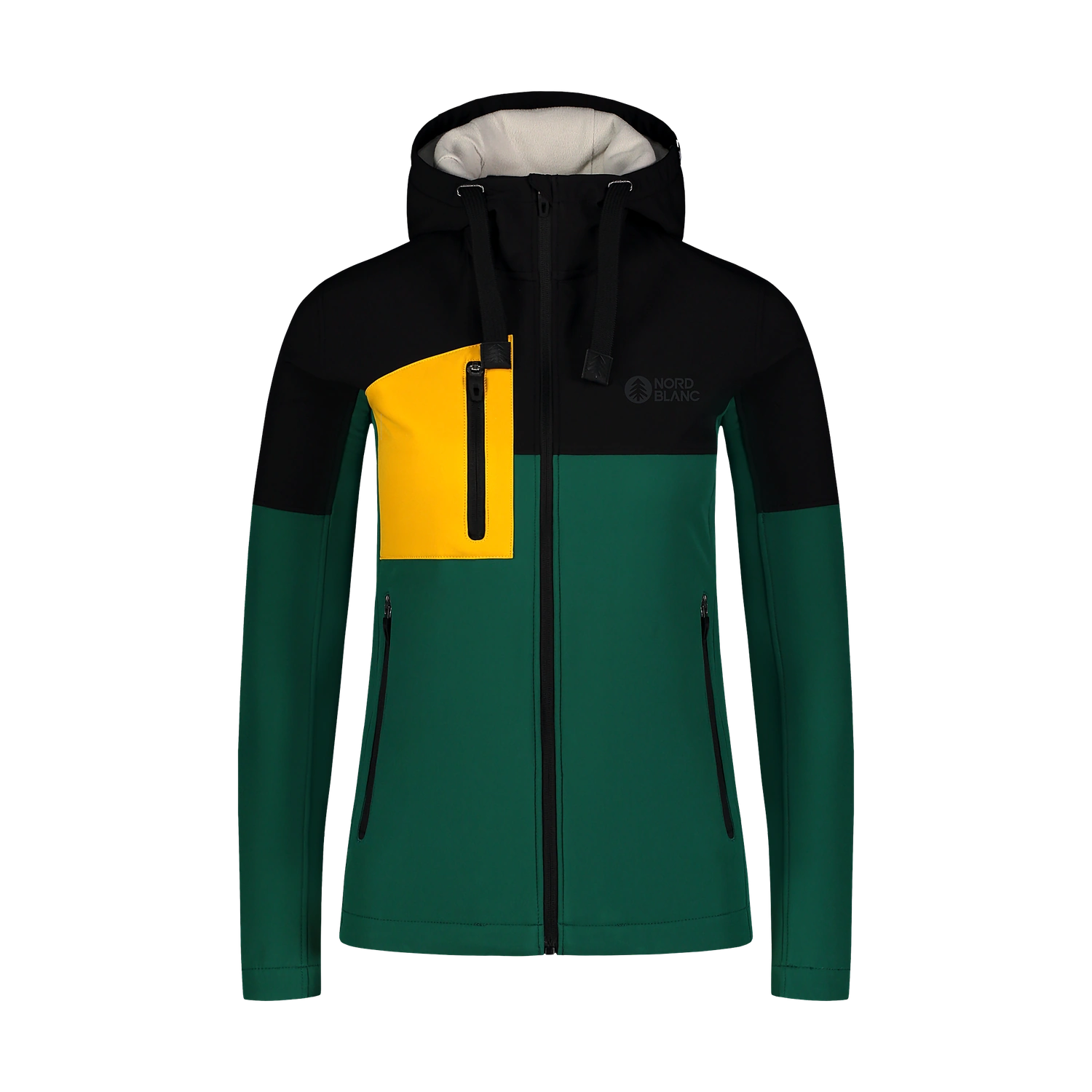 Softshell sweatshirt women's - HIDA green