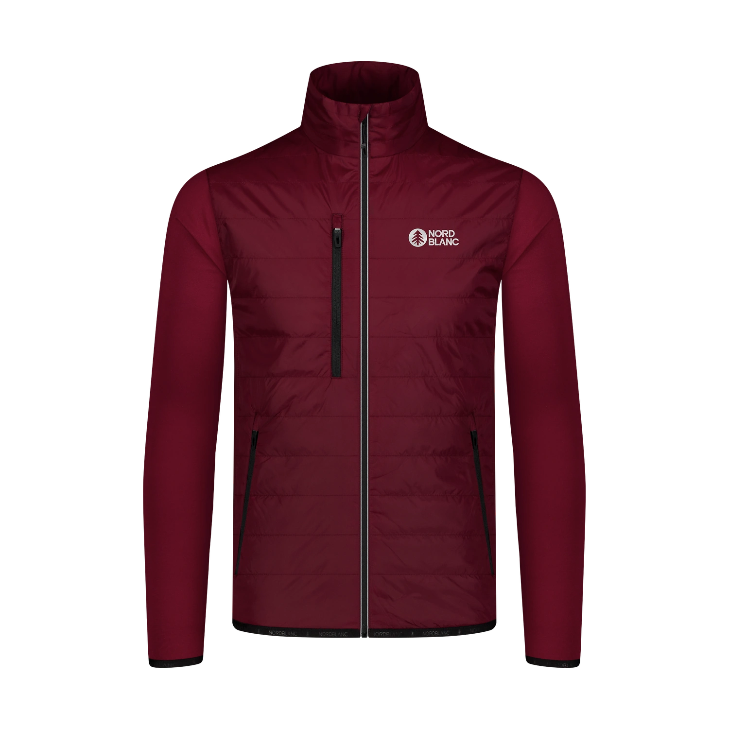 Sports jacket men's - MEANDER wine red