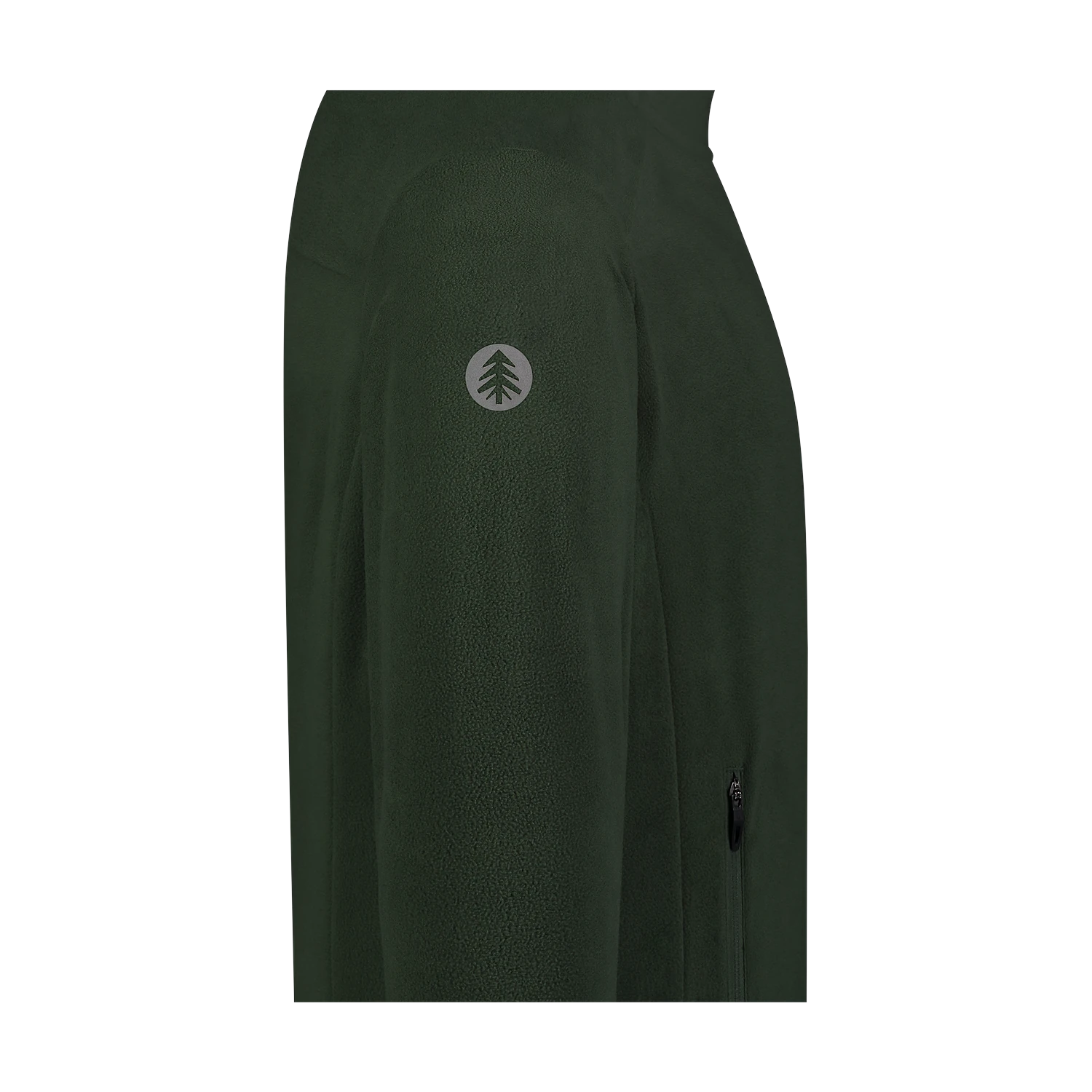 Lehká fleecová mikina pánská - QUARRY zelená