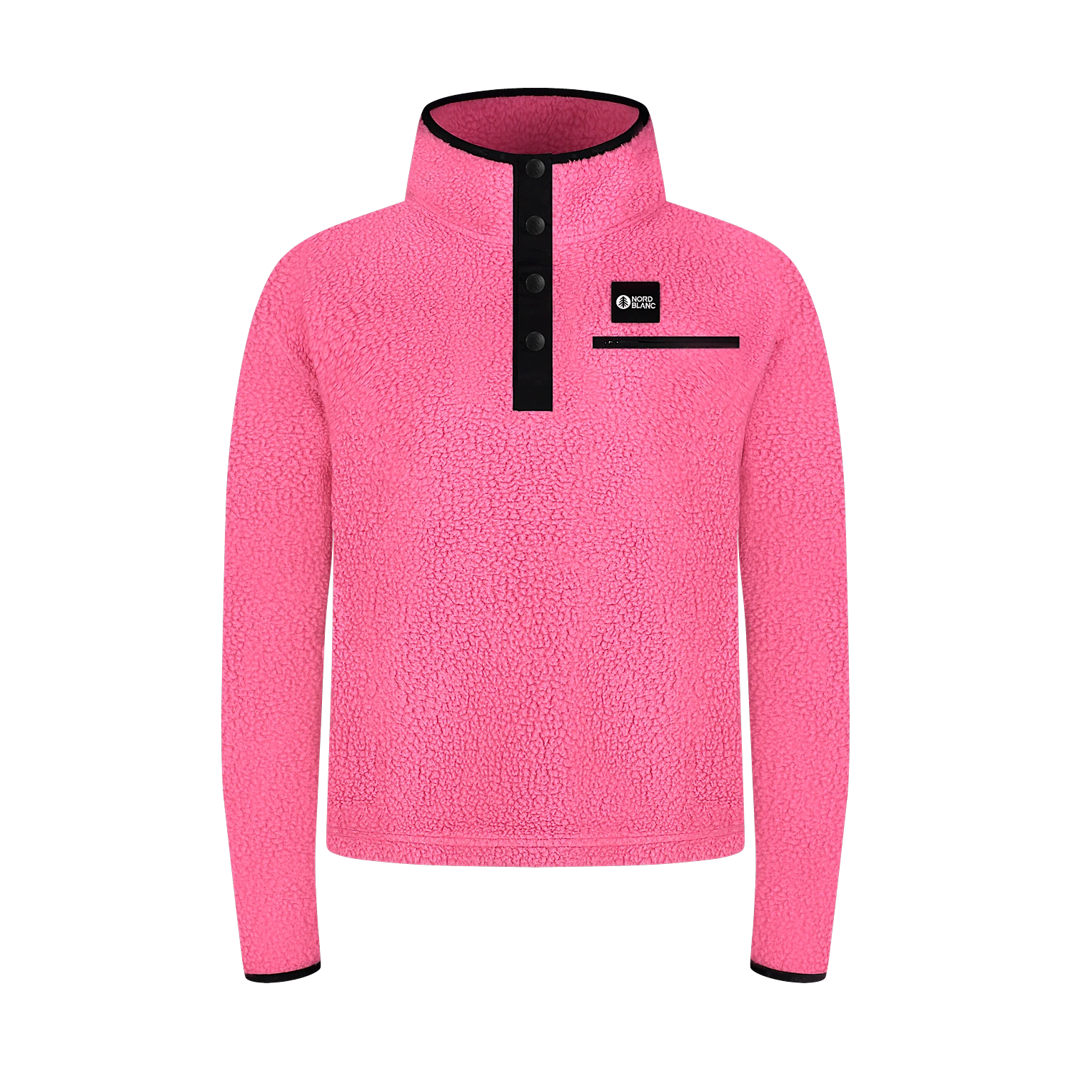 Sherpa fleece bunda dámská - BOLETUS růžová