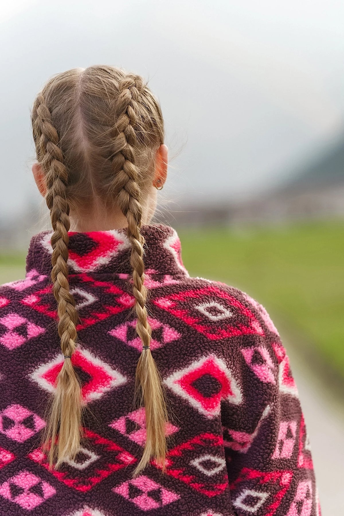 Fleecová sherpa bunda dámská - BOLETUS vínová