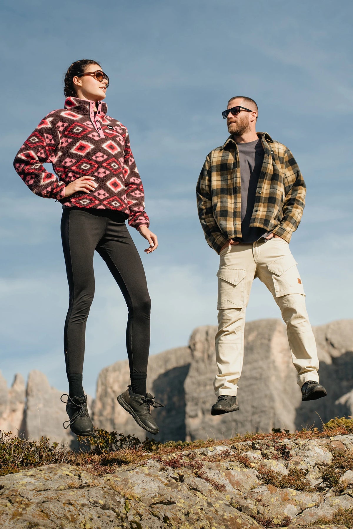 Sherpa fleece bunda dámska - BOLETUS vínová – obrázok 11