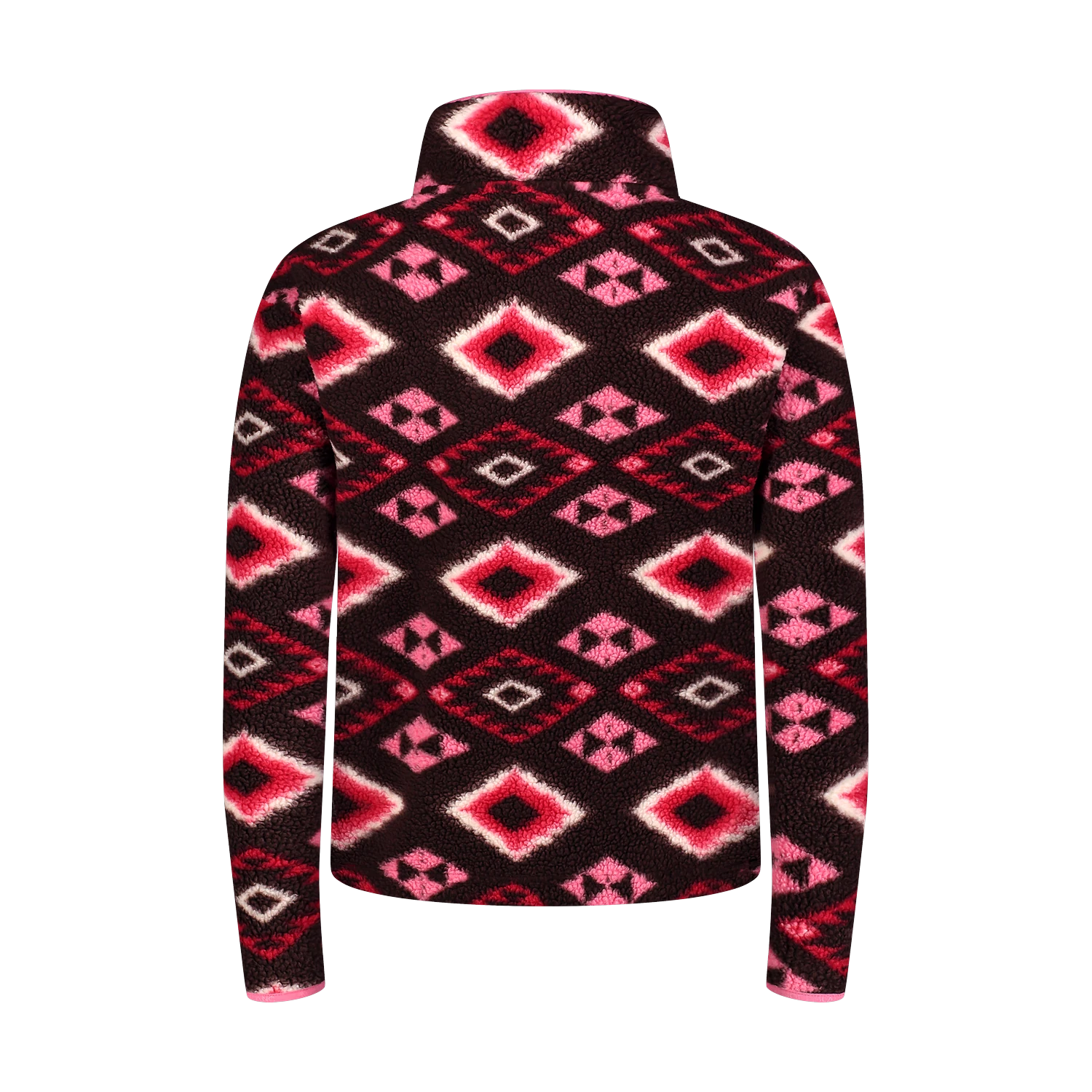 Sherpa fleece bunda dámská - BOLETUS vínová