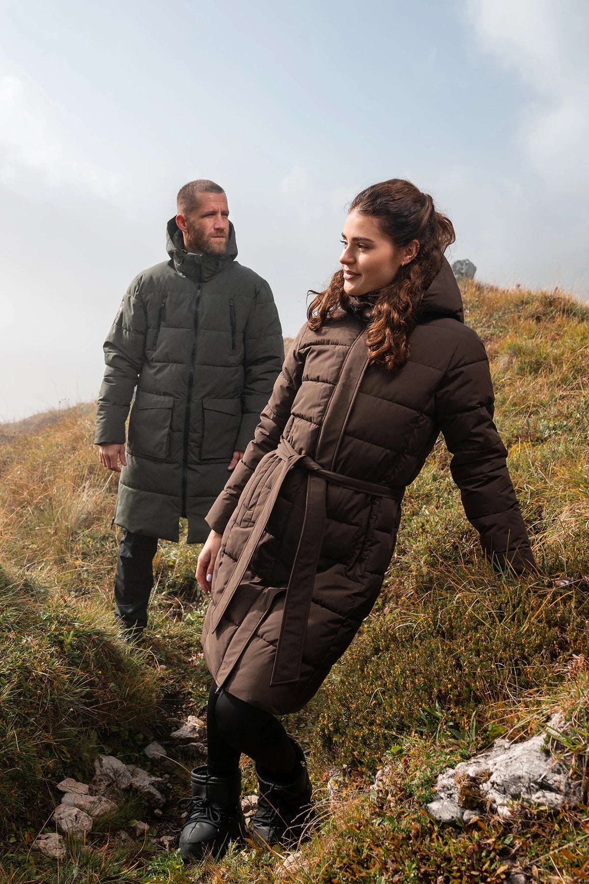 Waterproof winter coat men's - SERAC grey – image 4