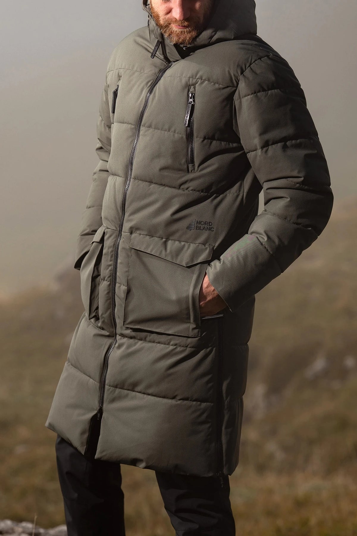 Waterproof winter coat men's - SERAC grey – image 6