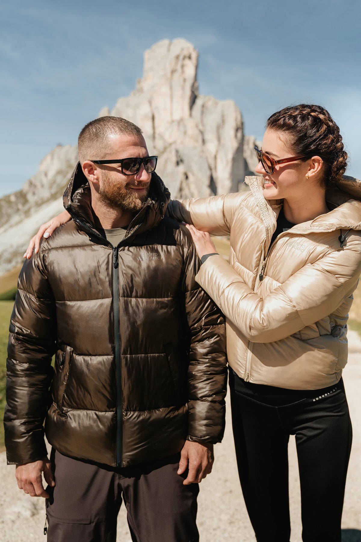 Winter jacket women's - ESTUARY beige – image 4