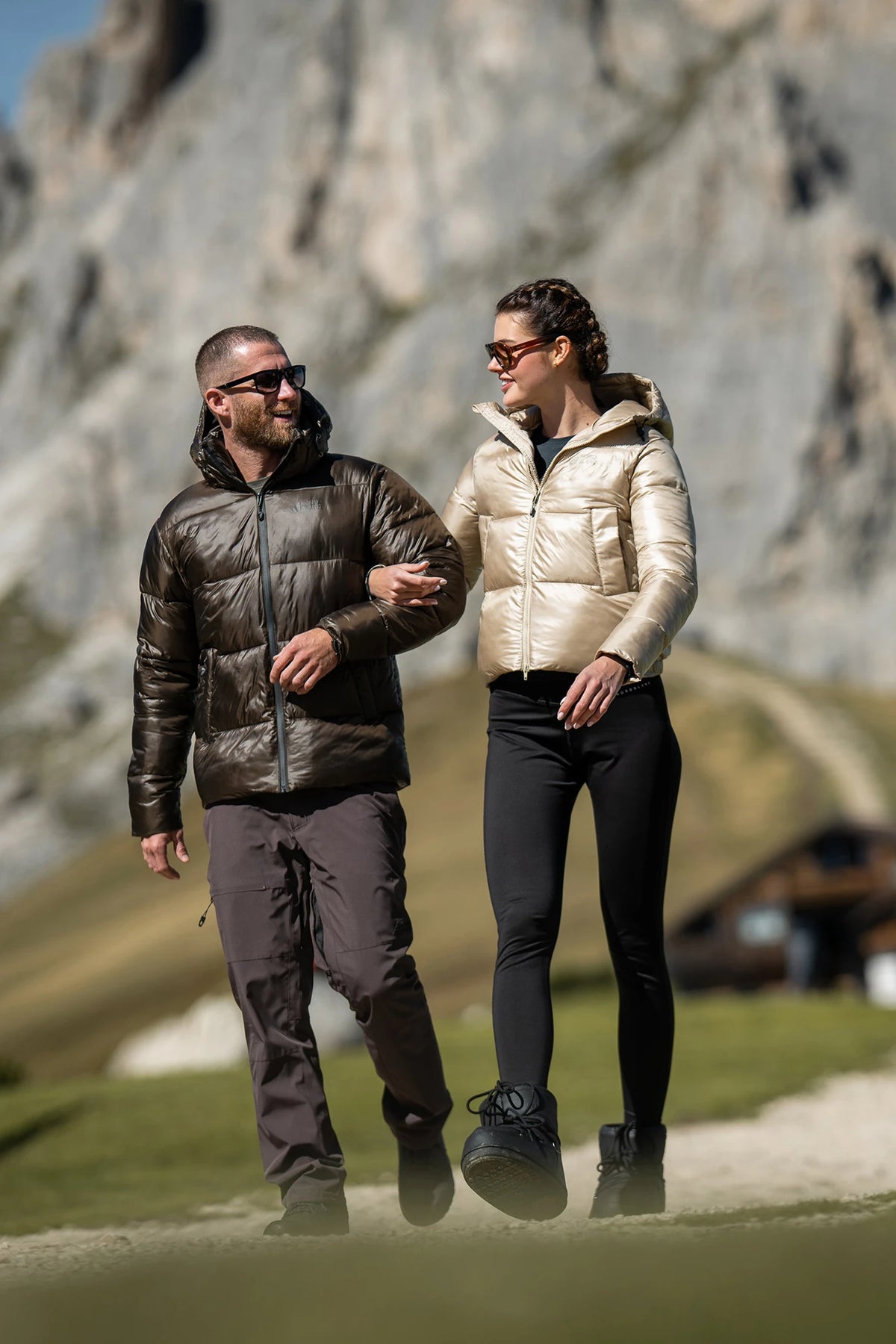 Winter jacket women's - ESTUARY beige – image 5