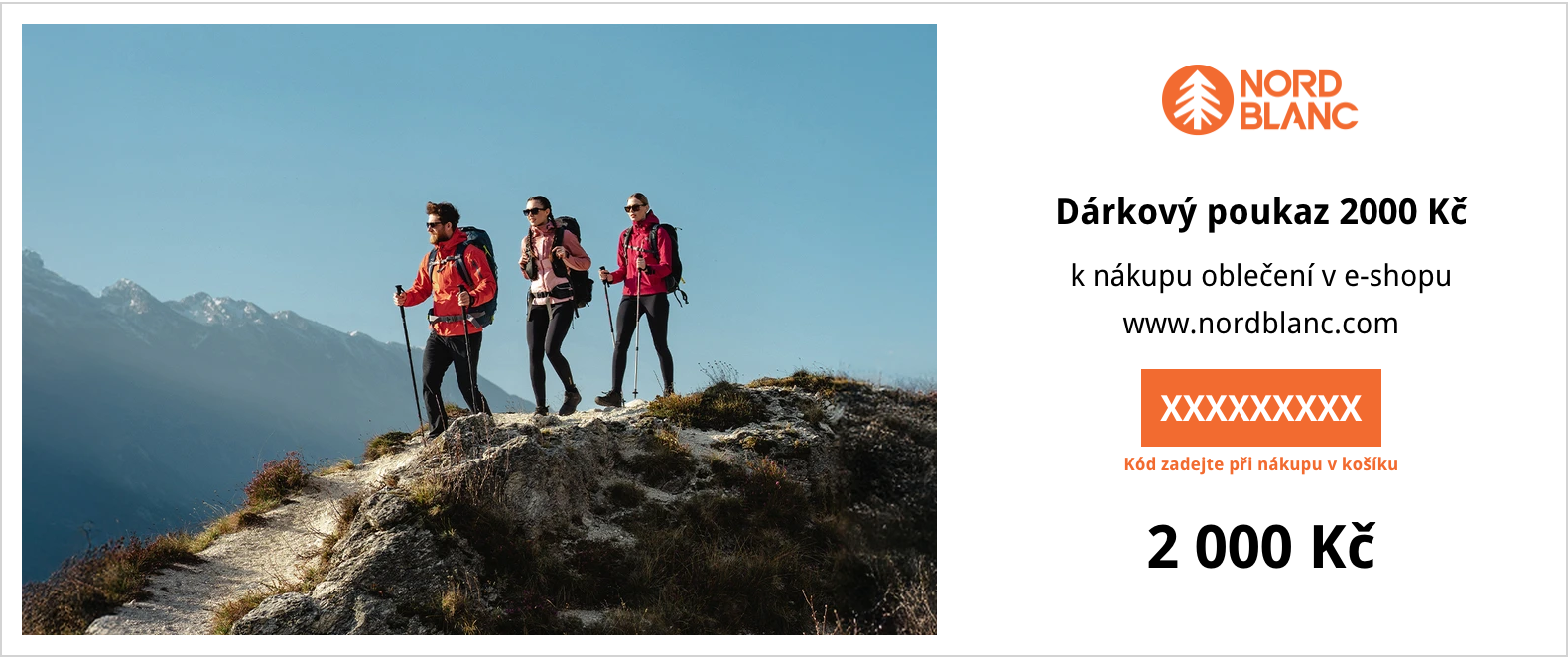 Dárkový poukaz 2000 Kč — Motiv 1